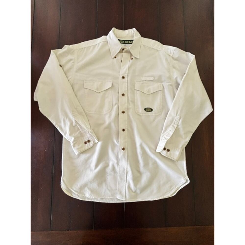 Land Rover Gear‎ Shirt Mens M White Utility